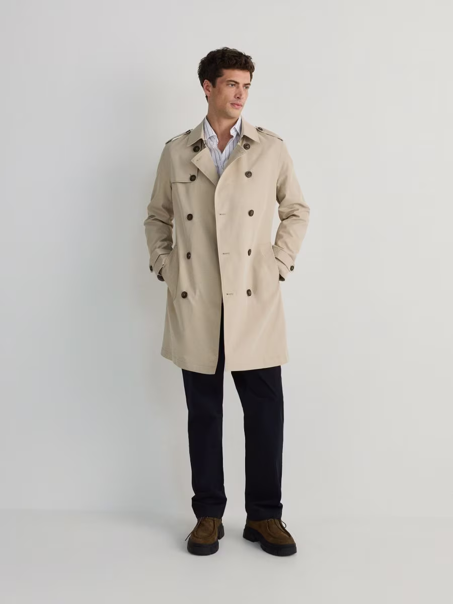 Trench Coat With Belt