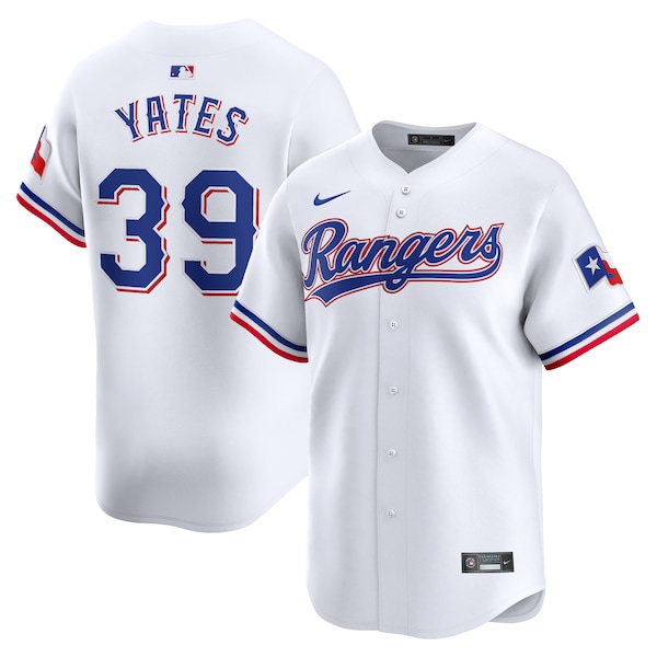 Kirby Yates Texas Rangers Nike Home Limited Player Jersey – White