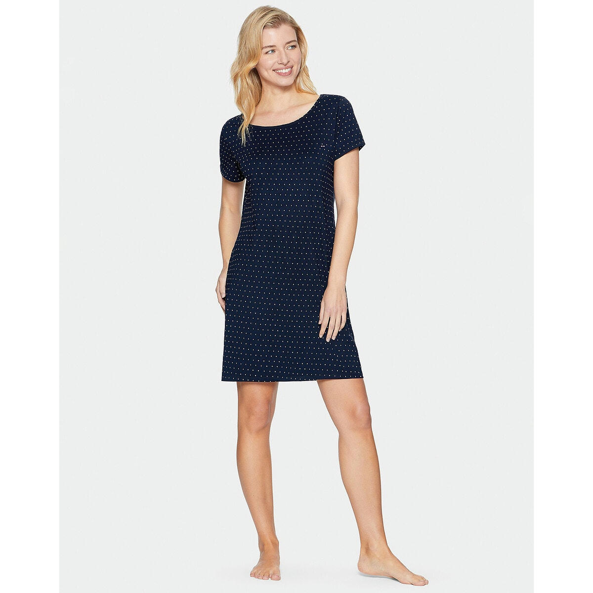 Chemise de nuit manches courtes en modal