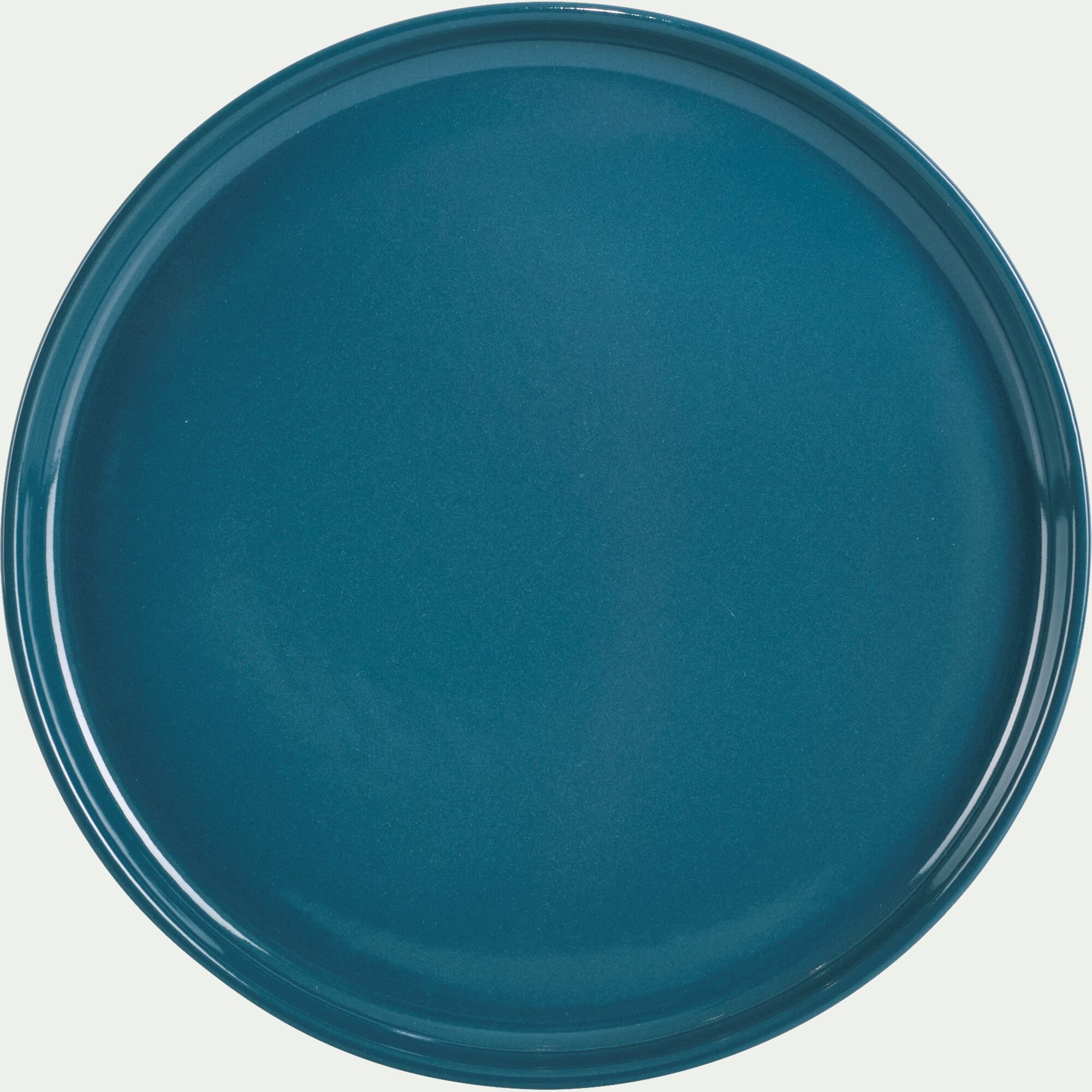 SELMA - Assiette à dessert en faïence D22,3cm - bleu figuerolles