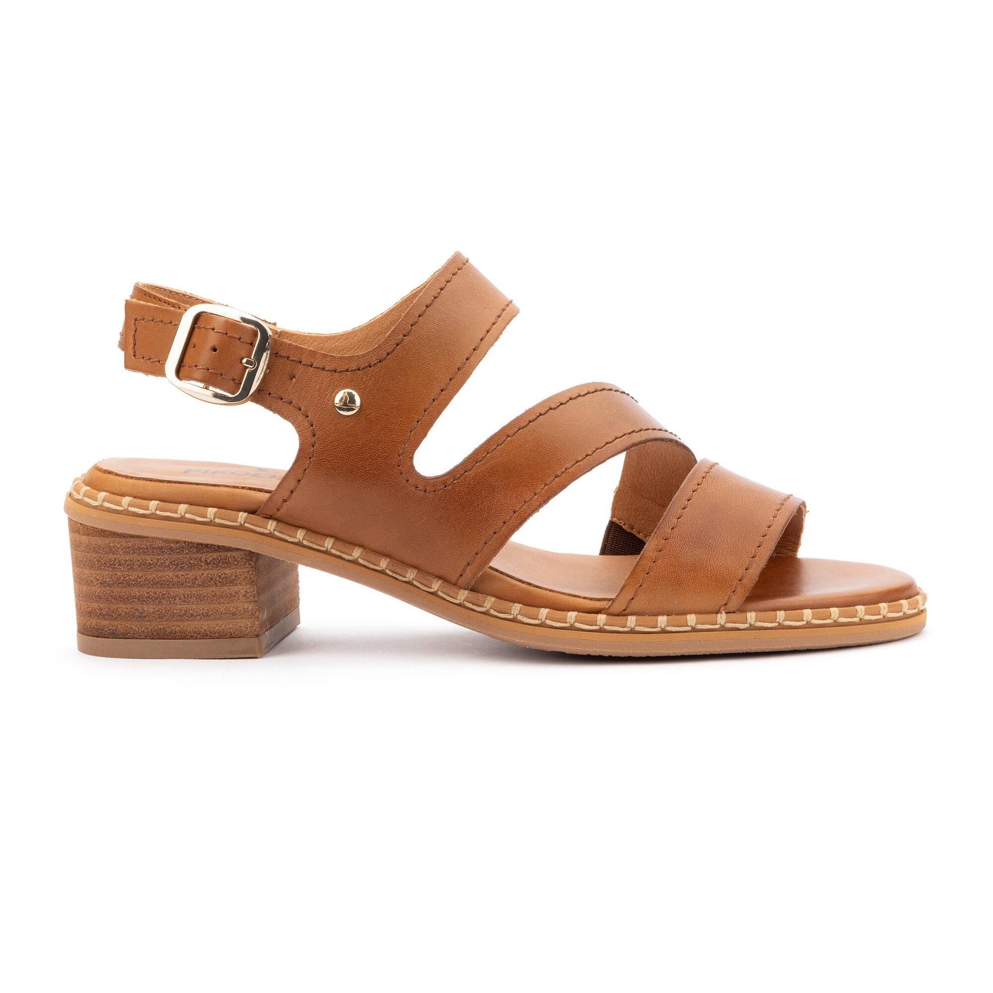 BLANES - Sandalias de tacón con hebilla para mujer