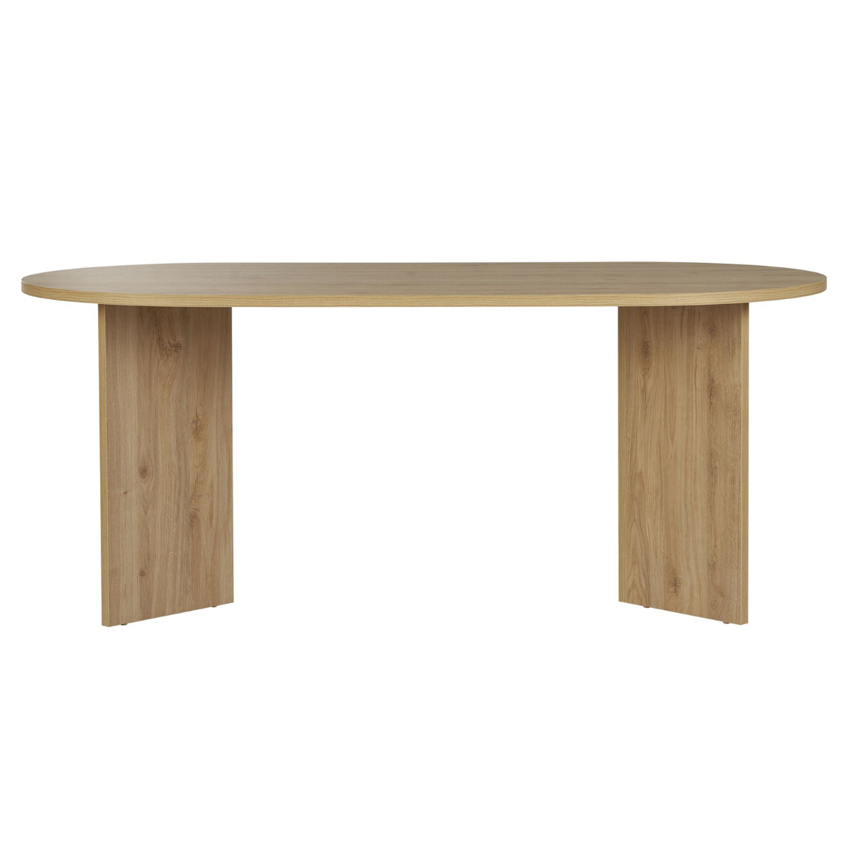Calicosy - Eettafel met afgeronde randen SABLE - 89,5x180x75 cm