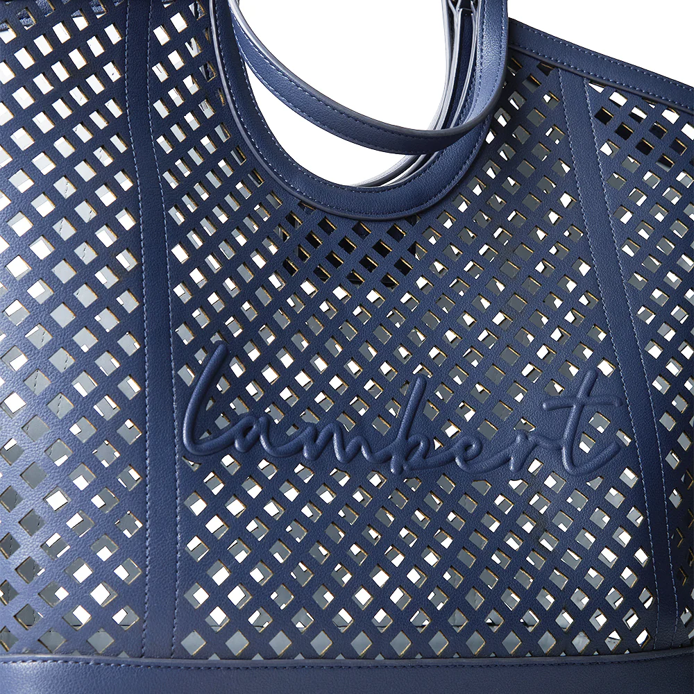 The Solene - Marine Vegan Leather Tote Bag