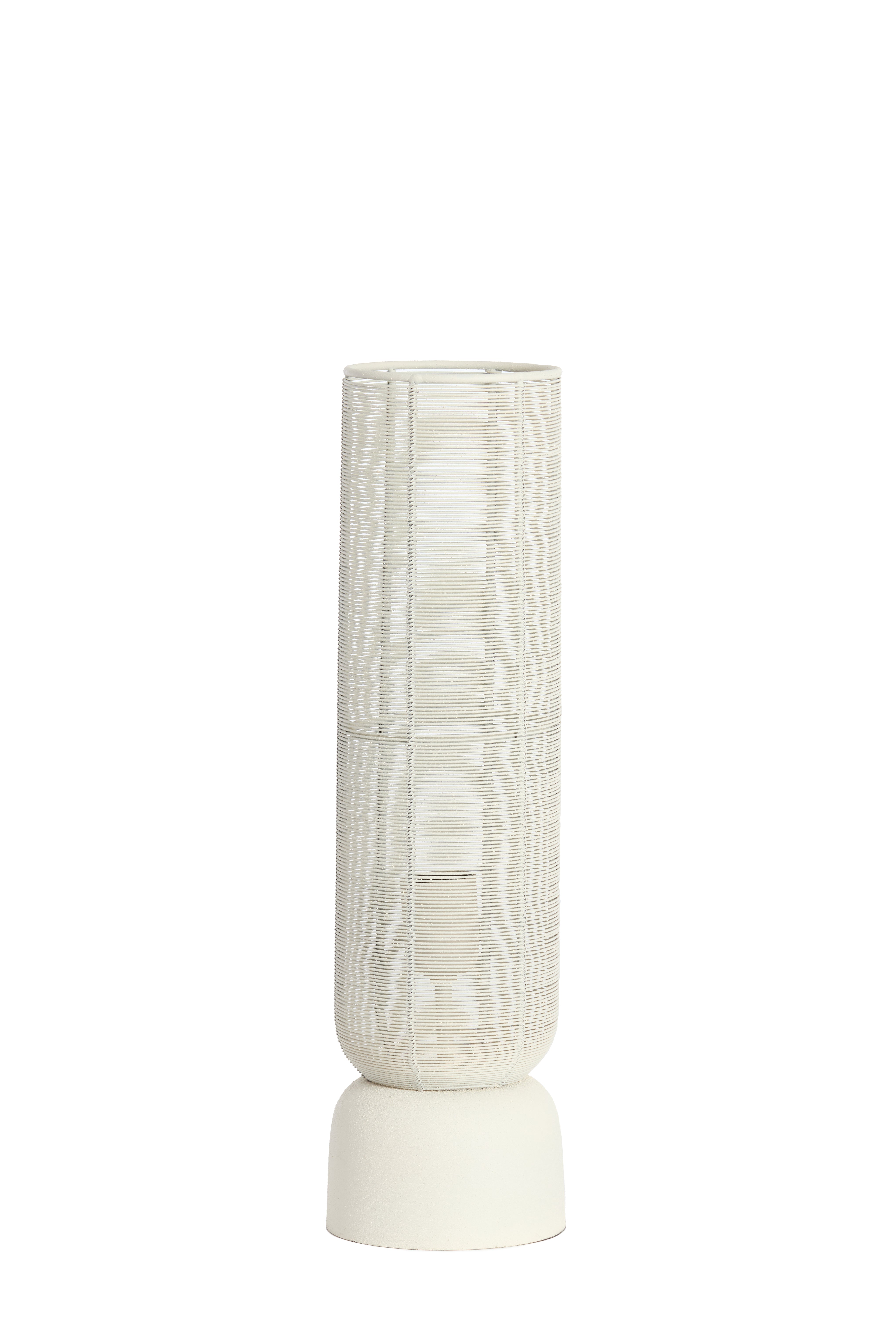 Light & Living tafellamp LEZUZA - Ø13.5x49.5cm - wit