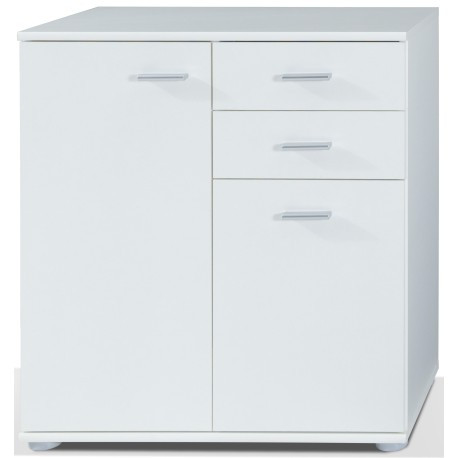 Komoda CUBA 2T 2S WH