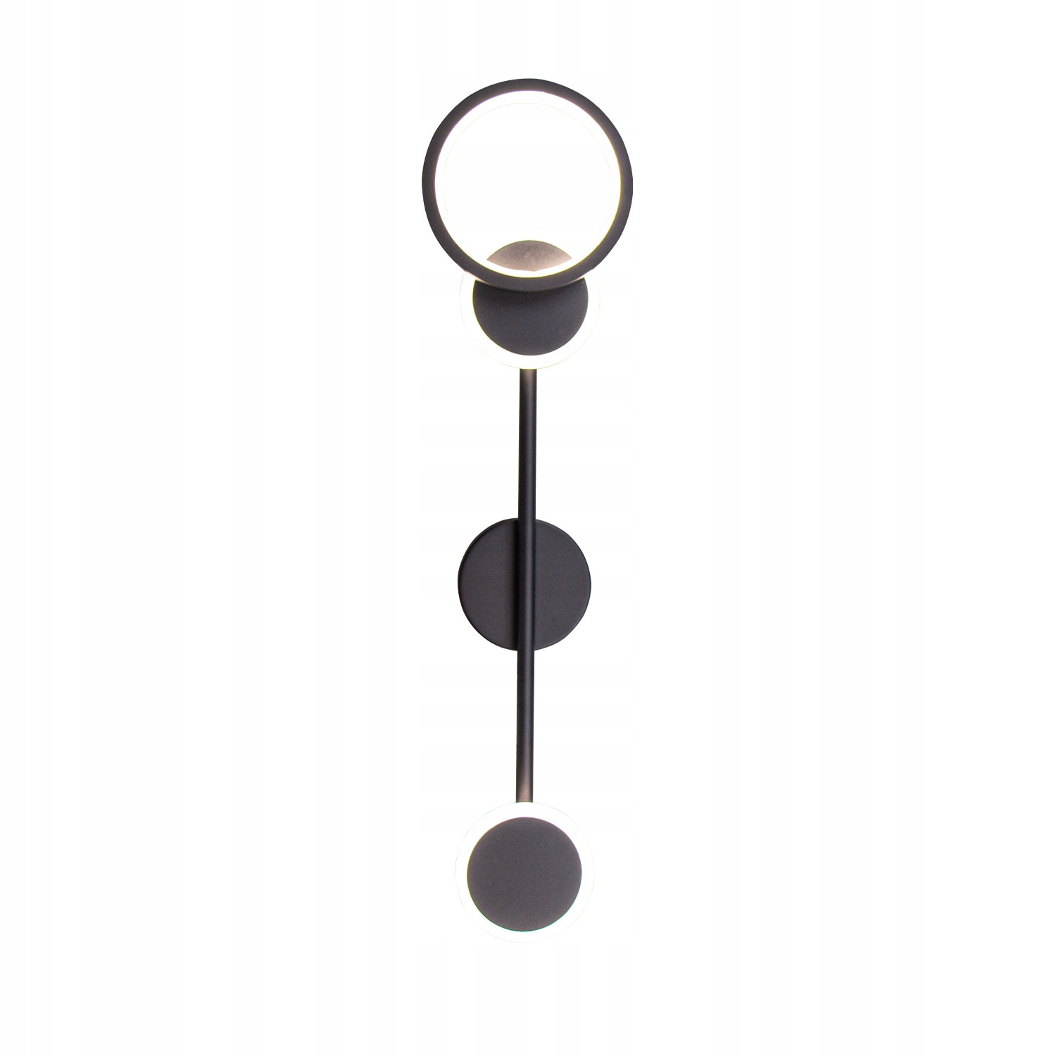Kinkiet Lampa Ścienna Czarna LED 65Cm