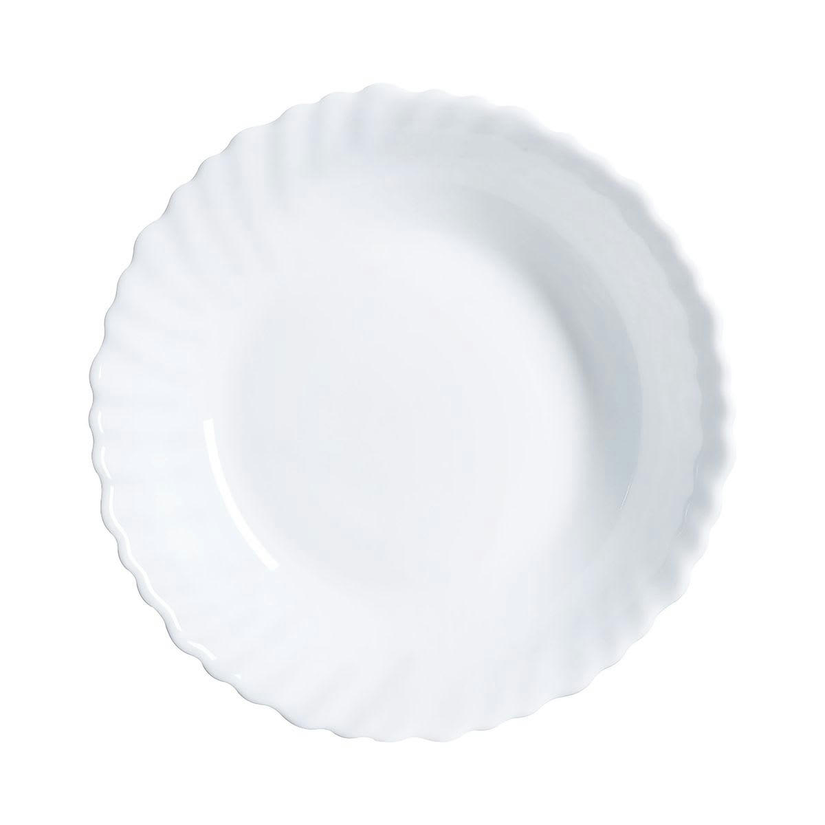 FESTON - Plat blanc 28cm