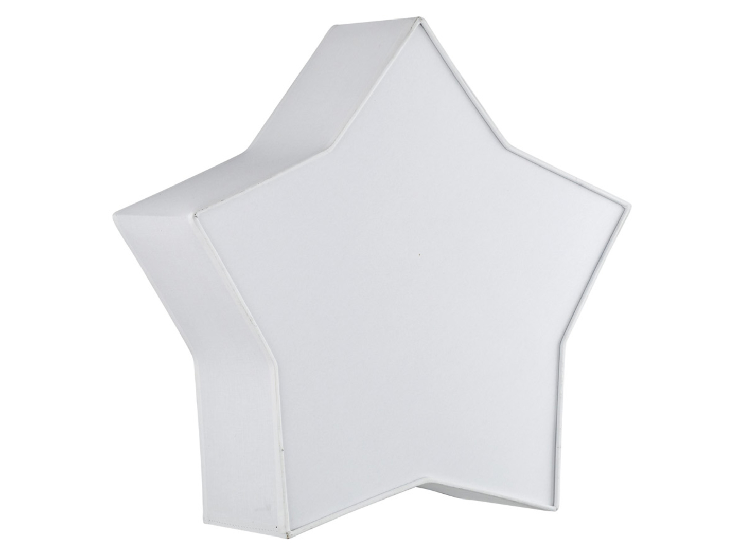 Lampa sufitowa Star 2-punktowa tkaninowa biała