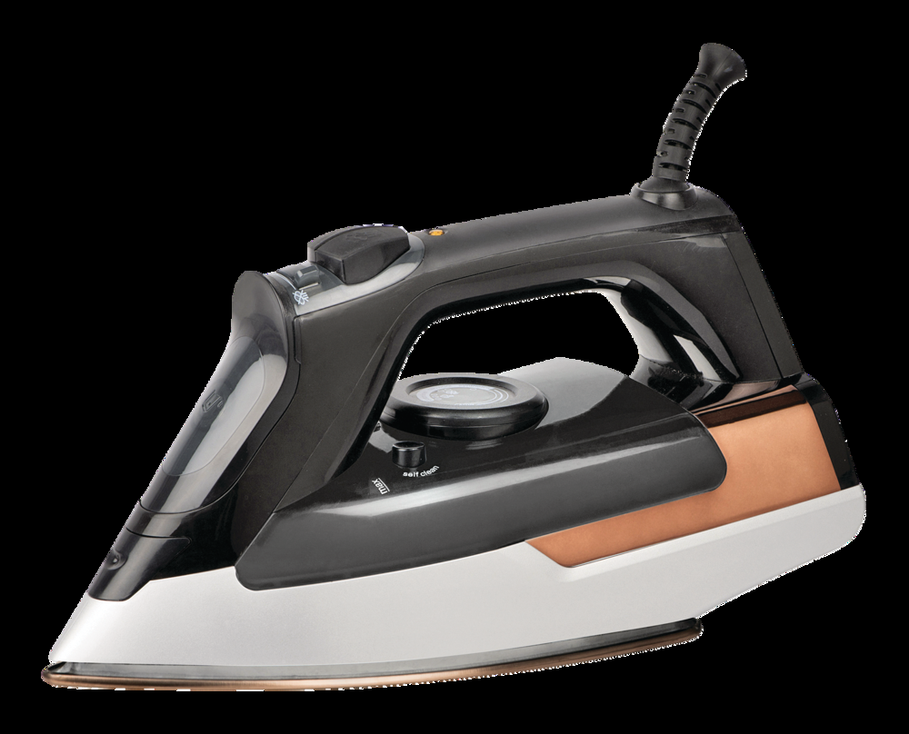 Conair 1875W Pro Steam Iron with Nano Titanium Soleplate and Auto Shutoff, Copper/Black