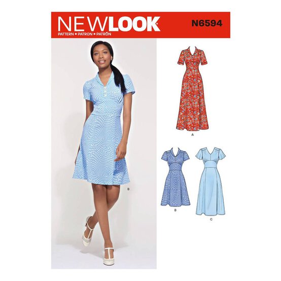 New Look Women's Dress Sewing Pattern N6594