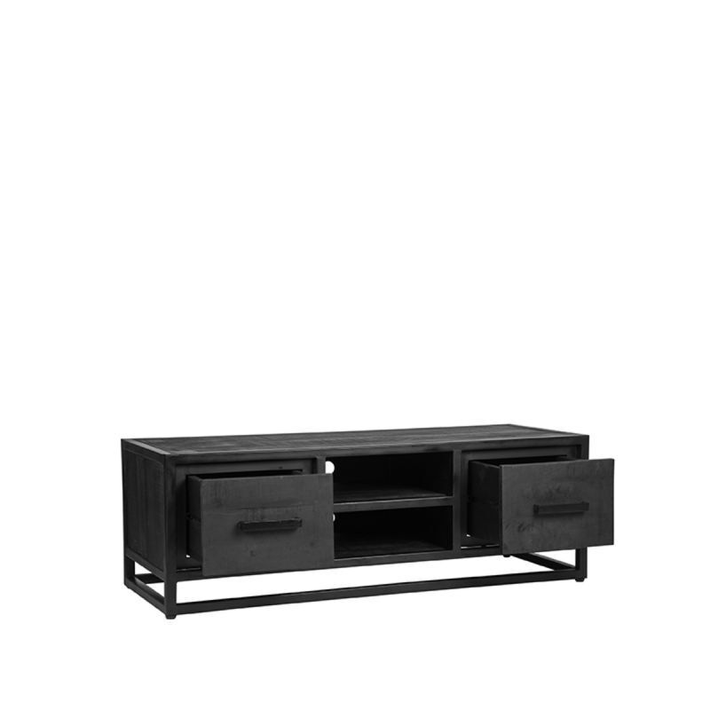 LABEL51 Tv-meubel Chili - Zwart Mangohout - 120x45x40cm