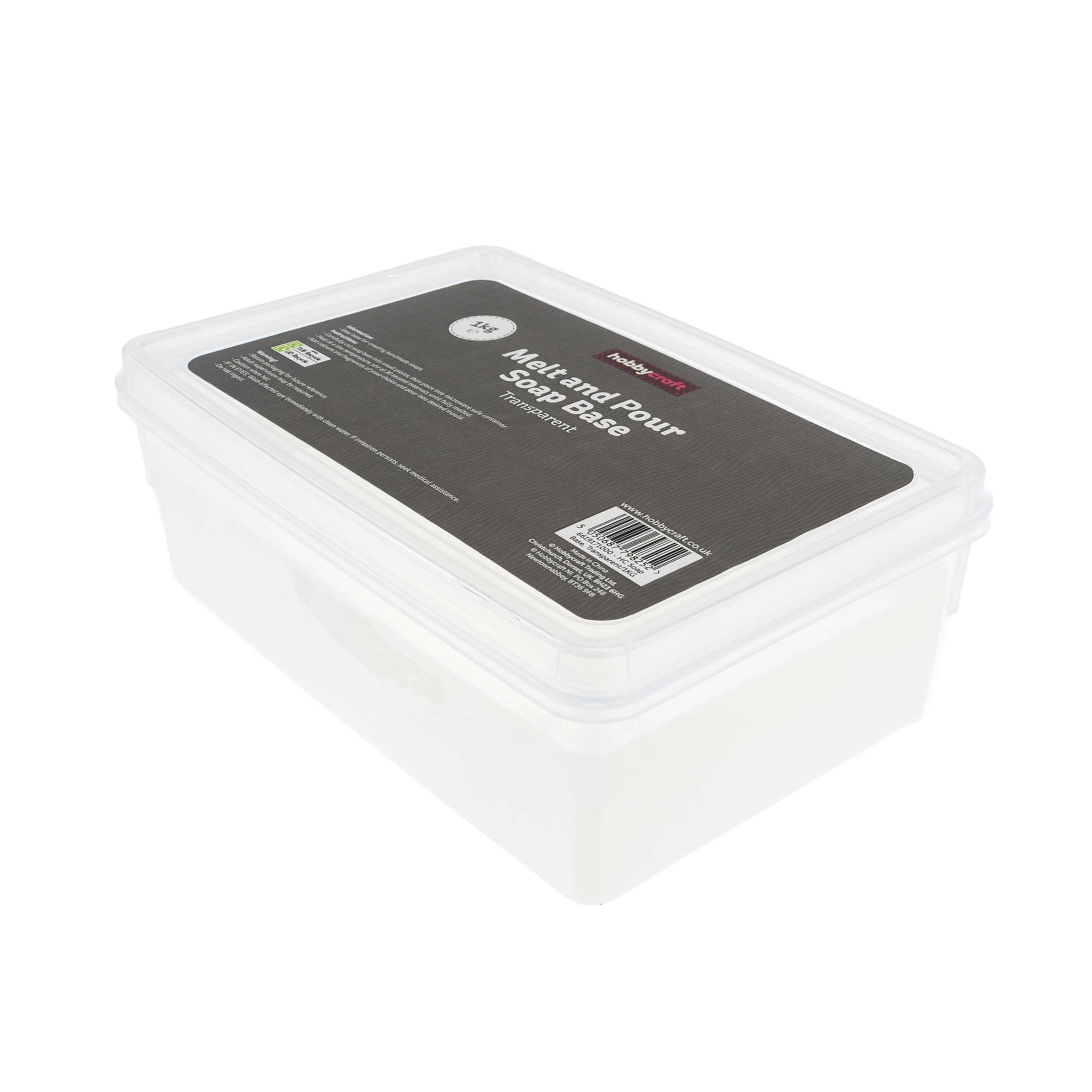 Transparent Melt and Pour Soap Base 1kg