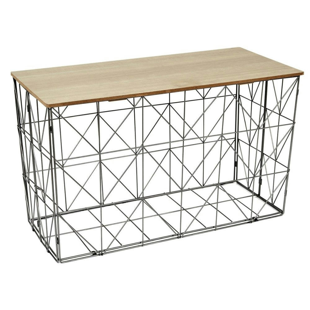 - Table pliable filaire gris