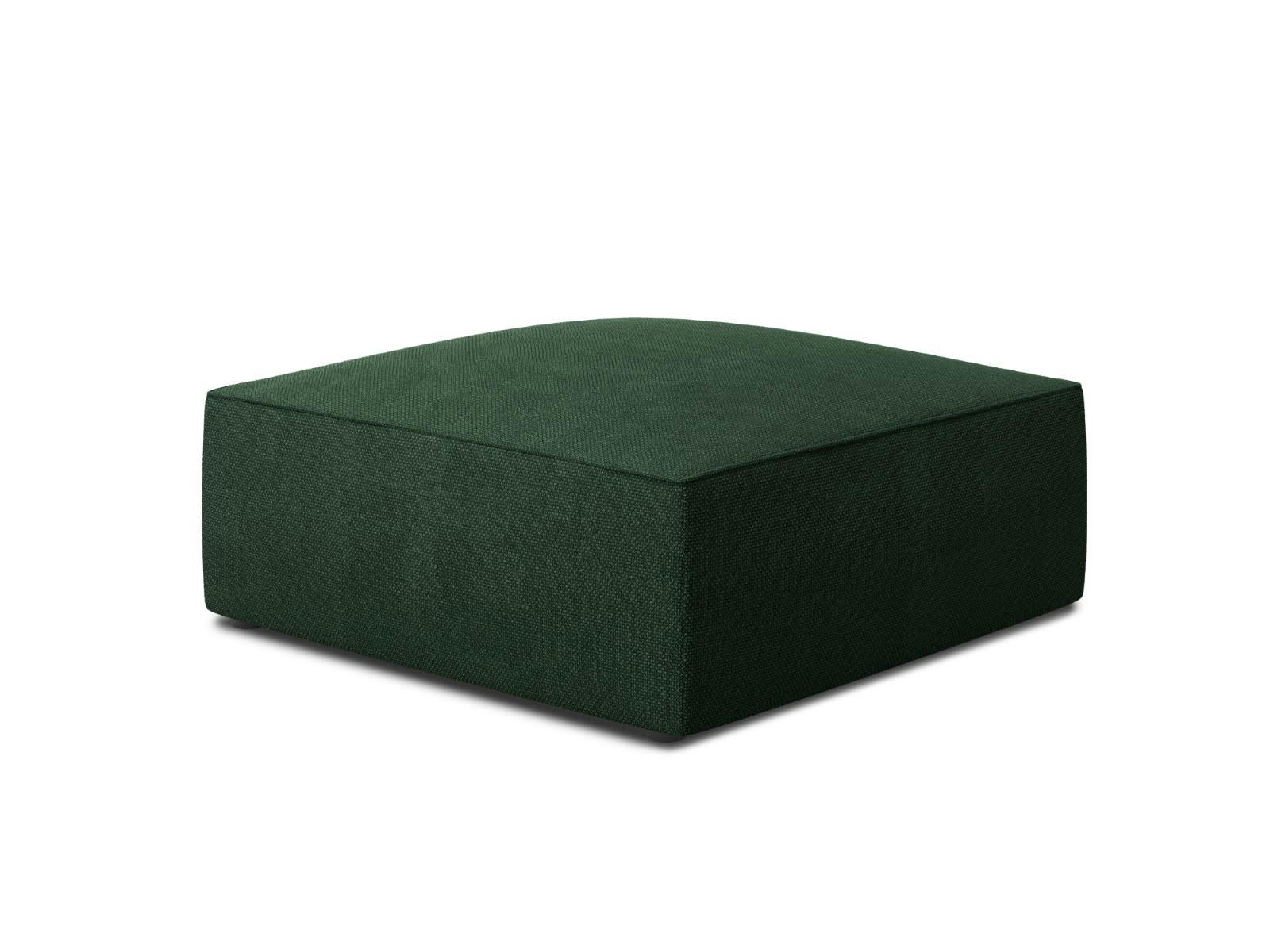 RUBY - Pouf 1 place en tissu structurel vert