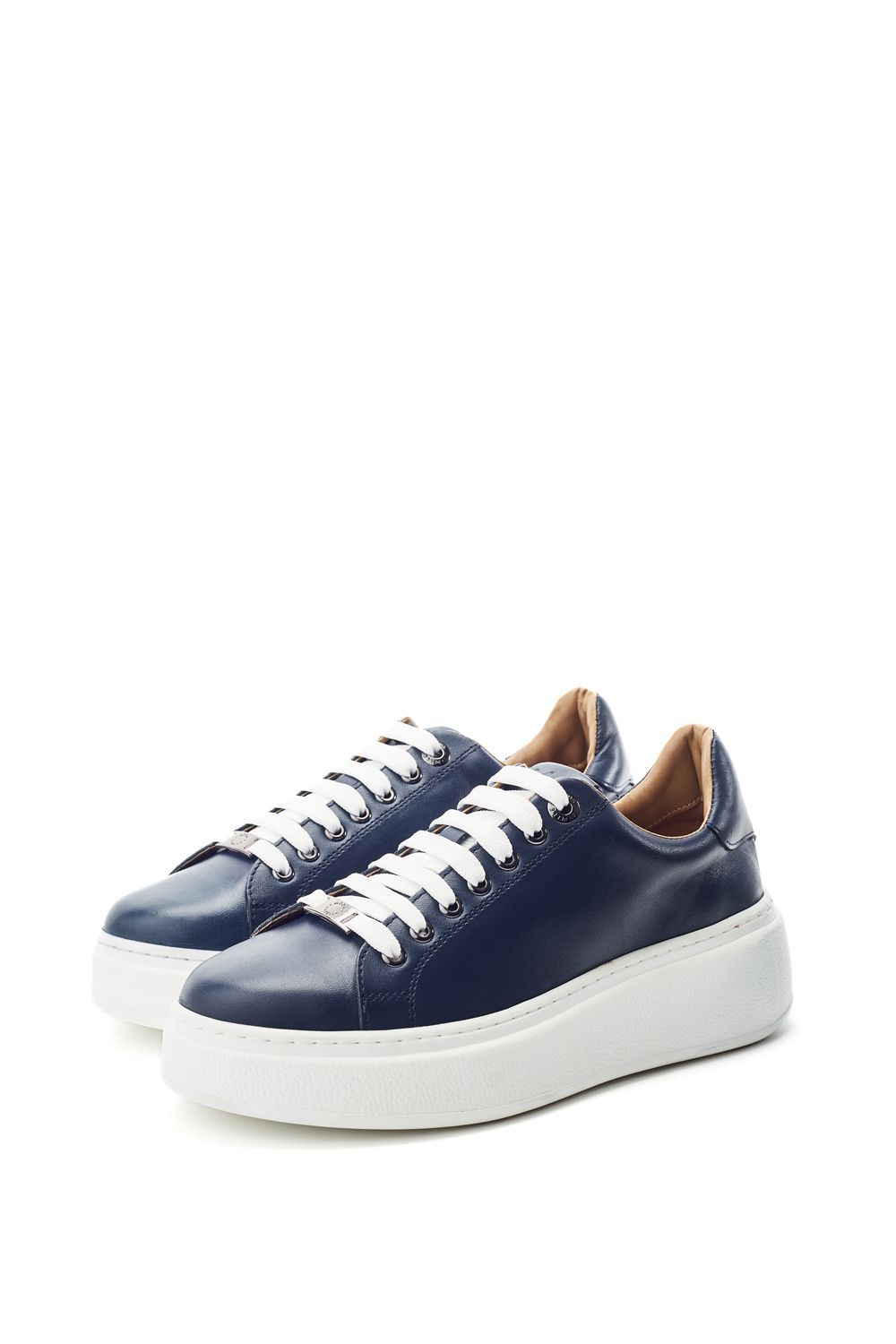 Moda In Pelle Cherrie' Leather Trainers