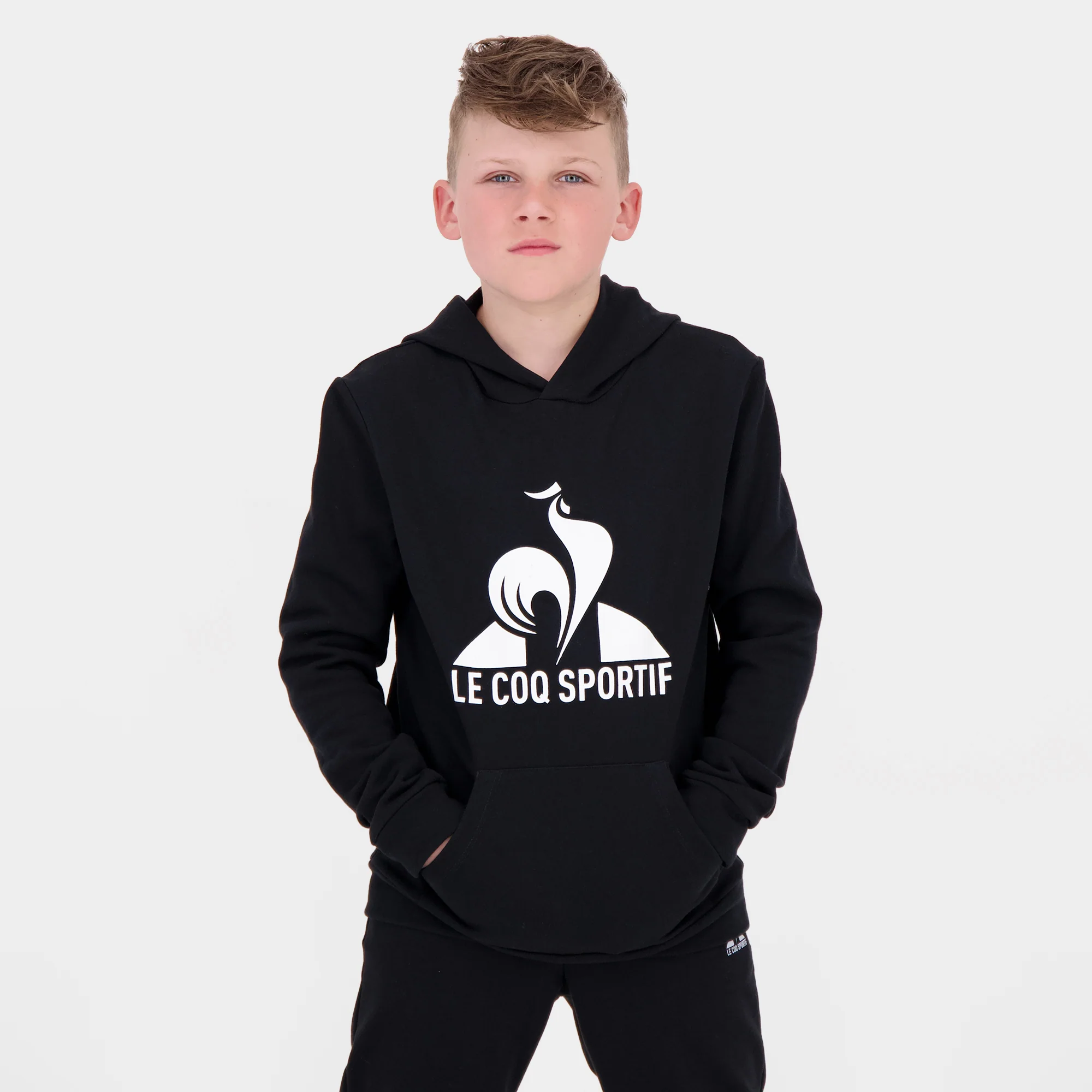 Sweat à capuche Essentiel double face avec impression logo