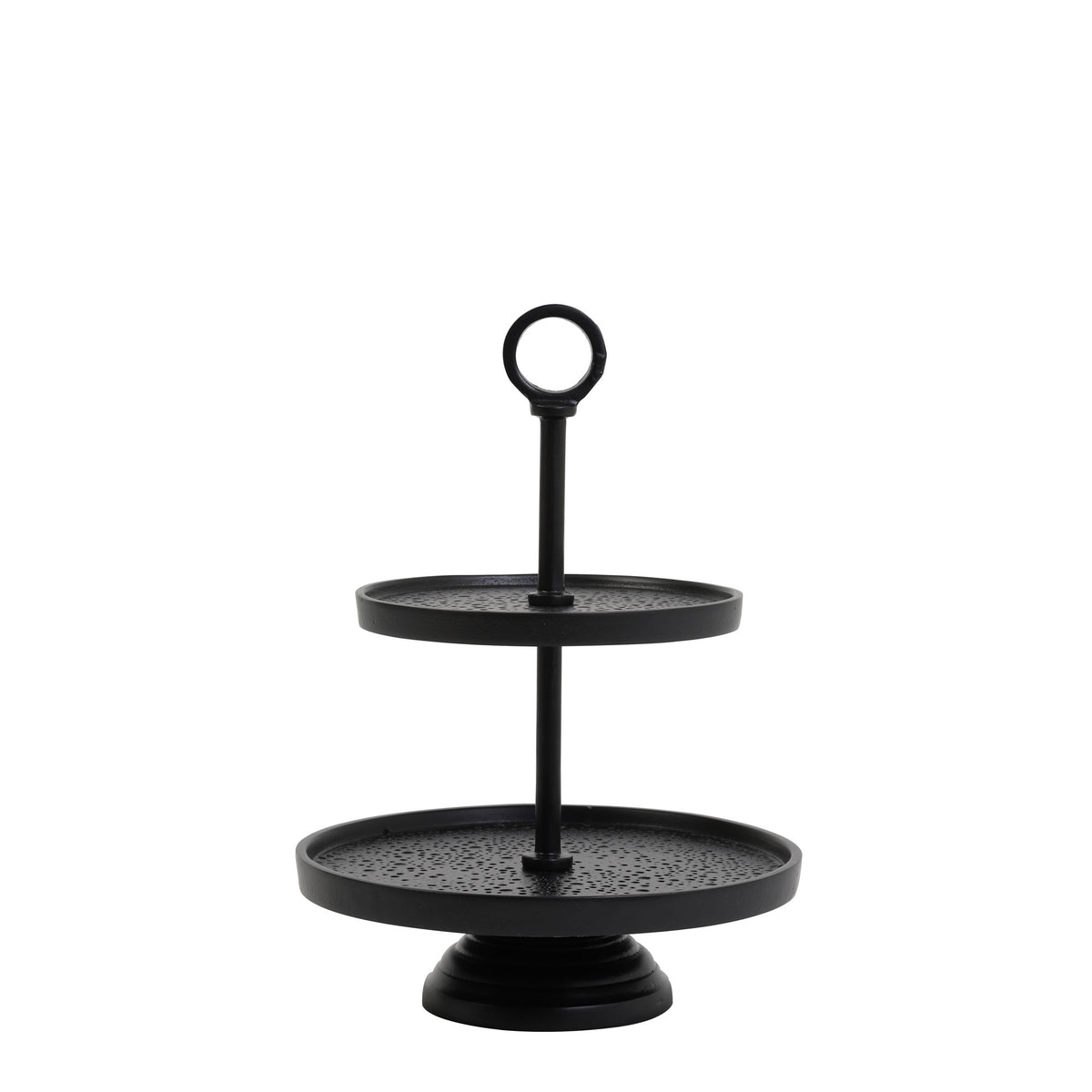 Light & Living etagere Lutek - zwart - Ø24cm