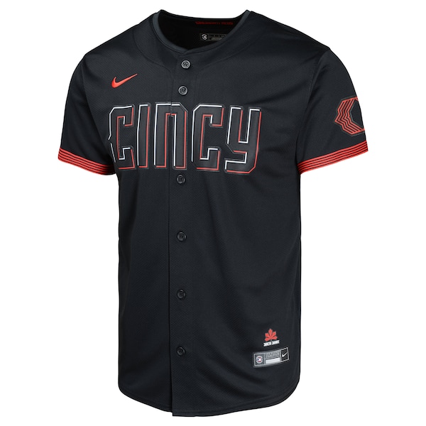 Ken Griffey Jr. Cincinnati Reds Nike Youth City Connect Limited Player Jersey - Black