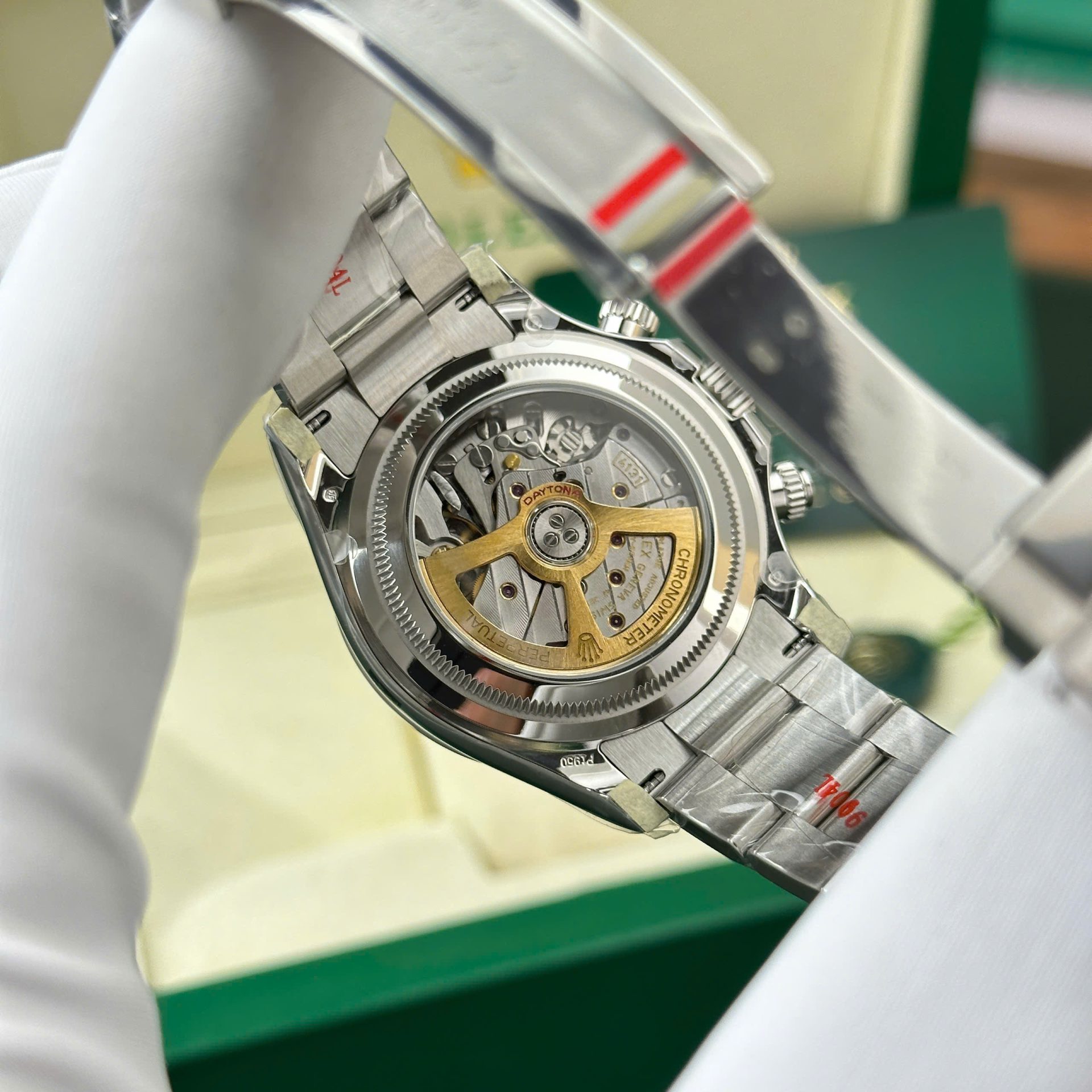 Rolex Daytona 126506 904L Steel Ice Blue Dial CZ Diamonds 40mm Oyster Super Clone
