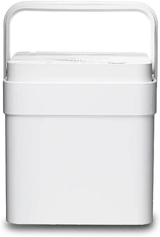 Midea Cube 50 Pint Dehumidifier for Basement and Rooms at Home for up to 4,500 Sq. Ft., Smart Control, Compatible with Alexa (White), Drain Hose Included