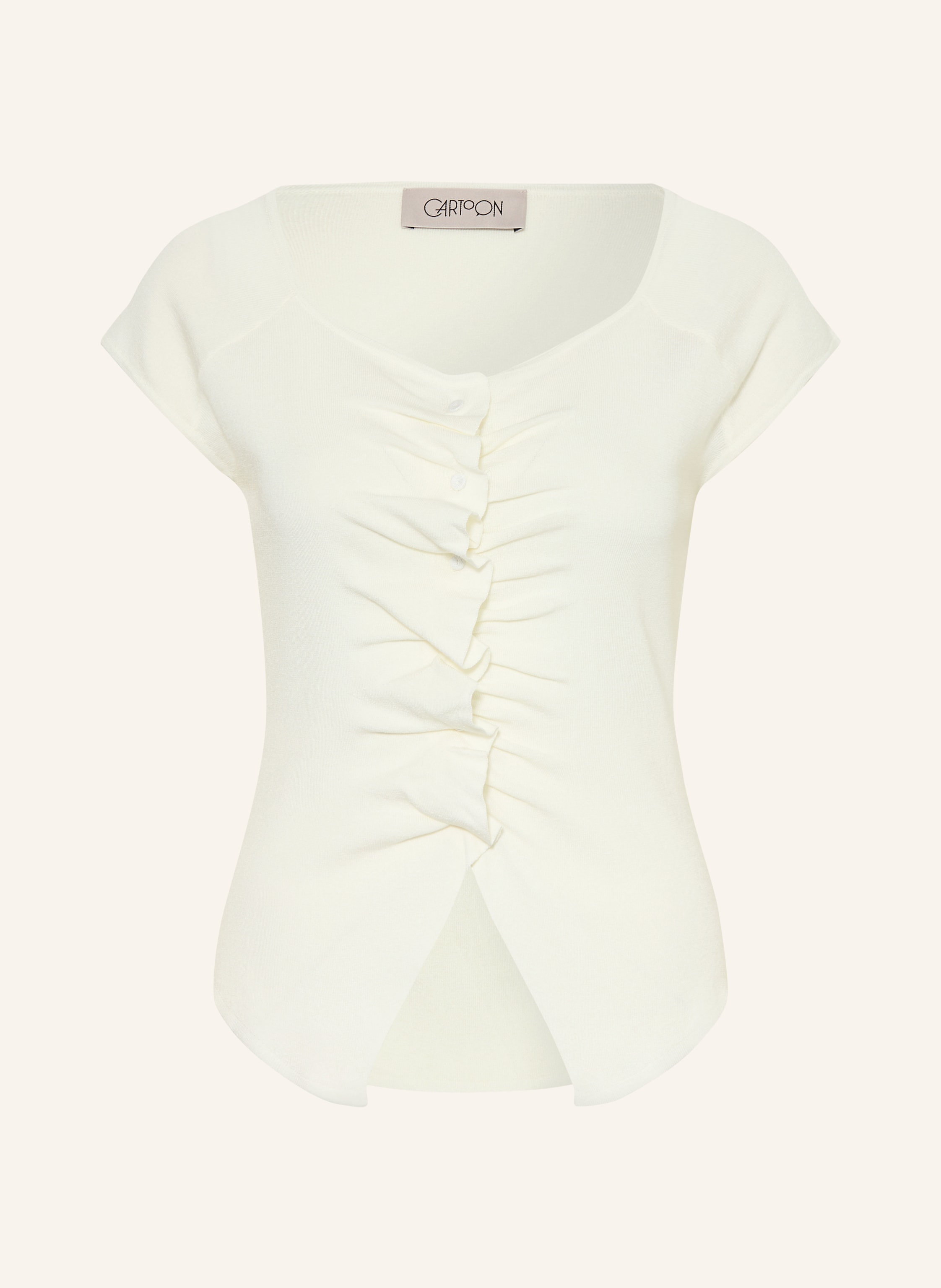 CARTOON Strickshirt mit Volants