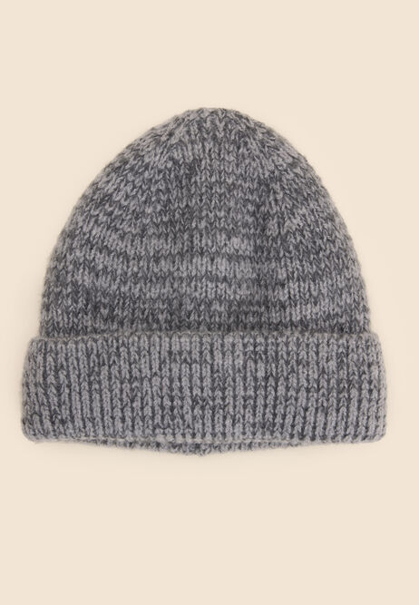 Mens Light Grey Knitted Thinsulate Beanie