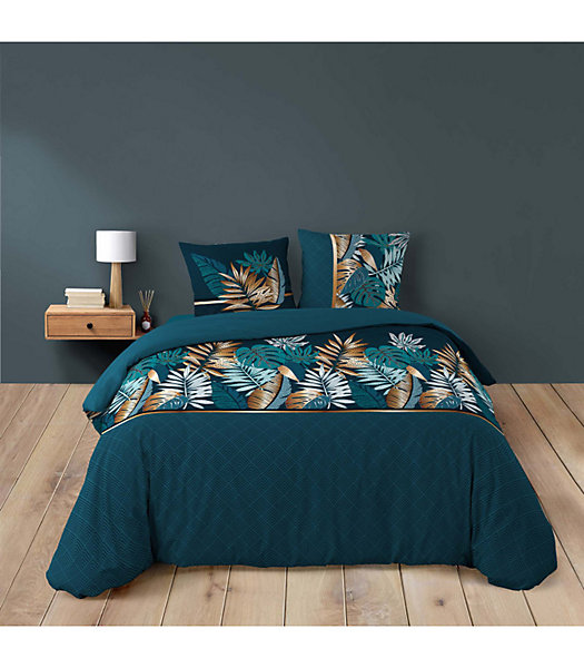 Housse de couette imprimé allover 42 fils 