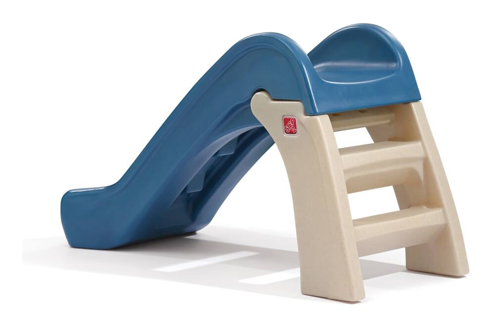 Step2 Outdoor Portable Play & Fold Jr. Slide™, Blue, Kids Ages 1.5+