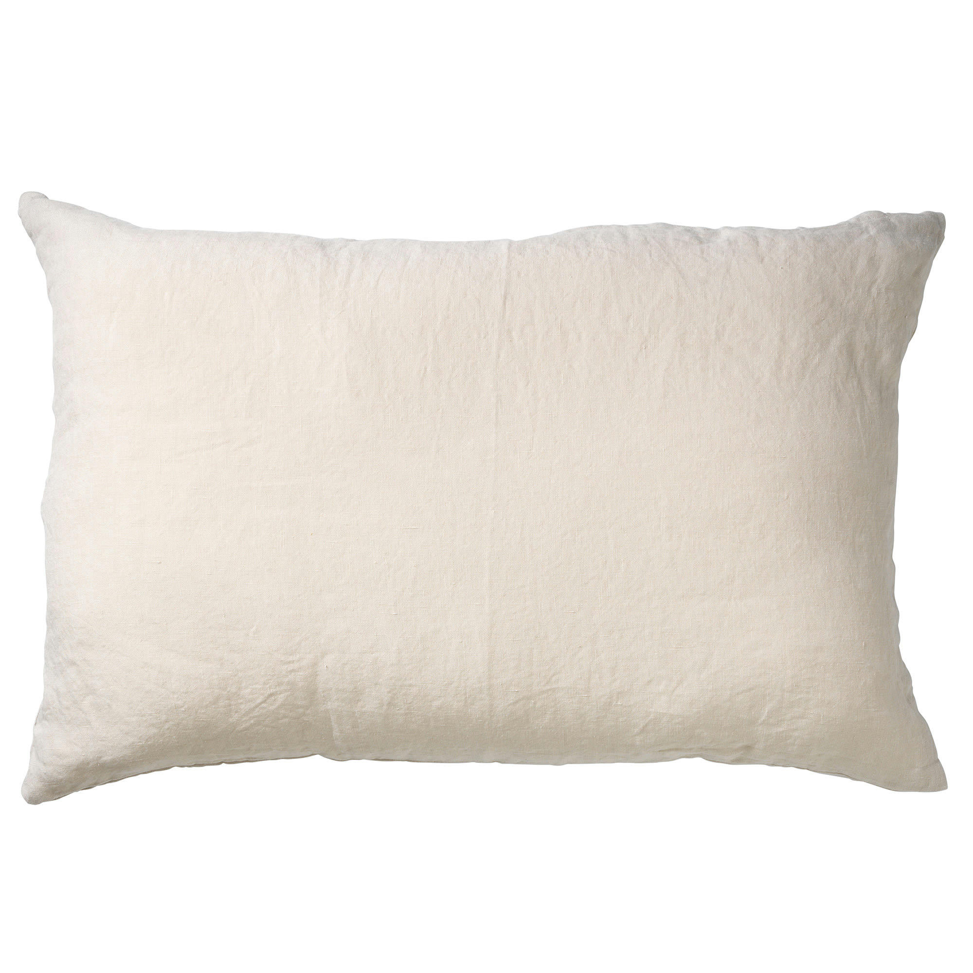 - Housse de coussin beige en laine-40x60 cm uni