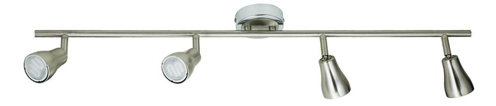 Lampa sufitowa satyno-nikiel JAWA 4xGU10x7W wym: 16x80x10 cm Candellux