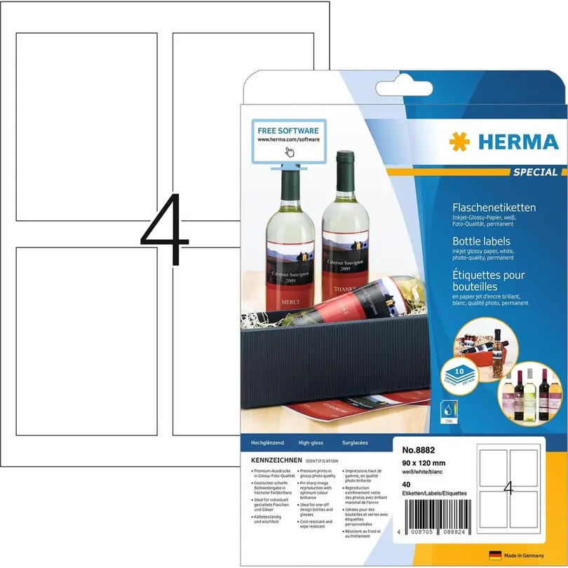 Etiketten 40er-Set Herma