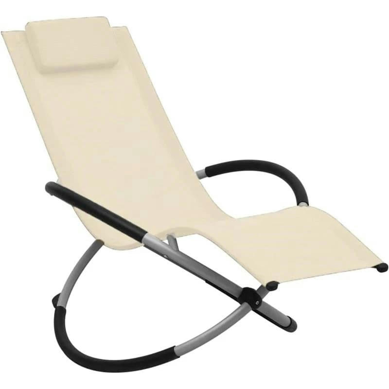 ELLITTICA - Chaise longue à bascule de jardin