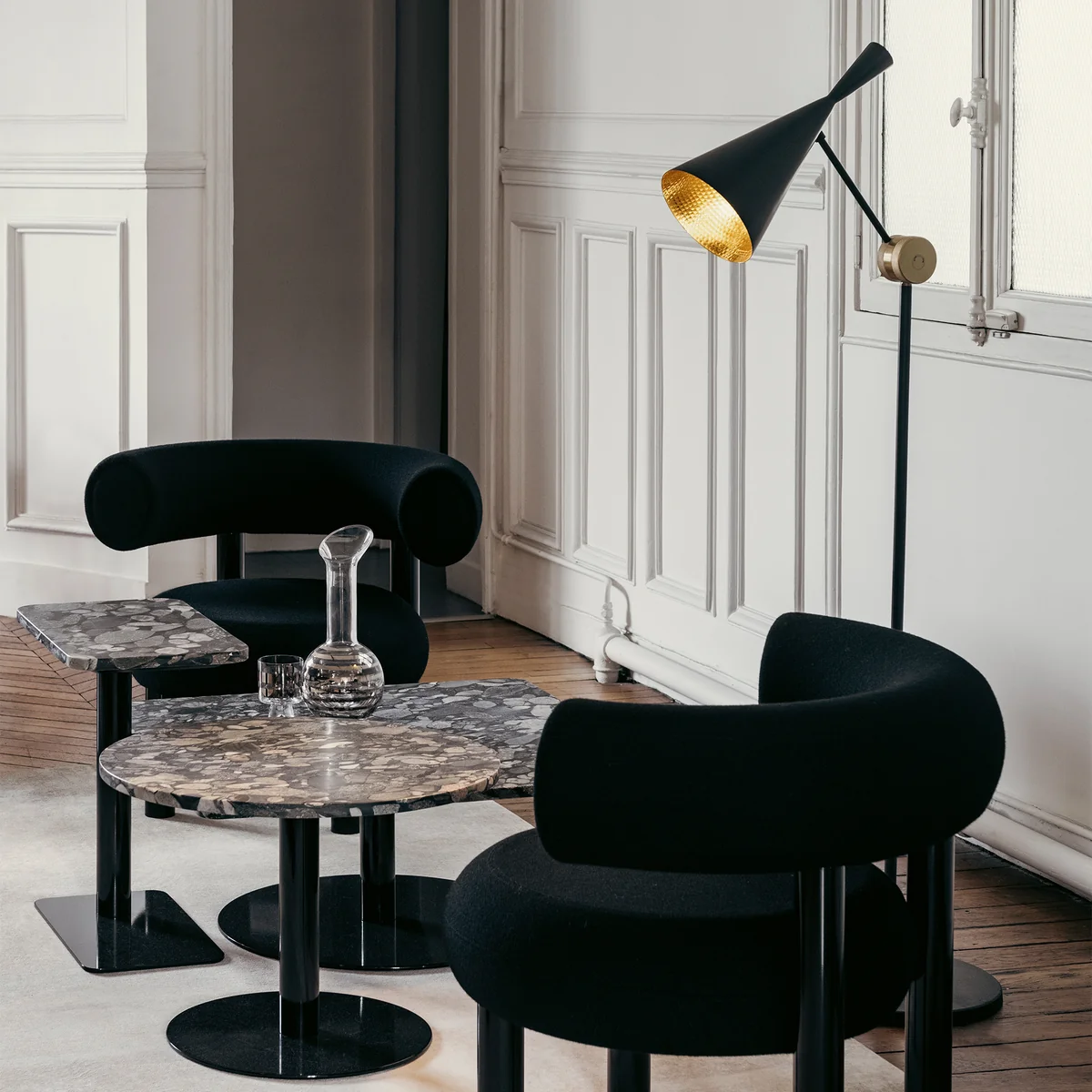 Tom Dixon - Beat LED Stehleuchte, schwarz