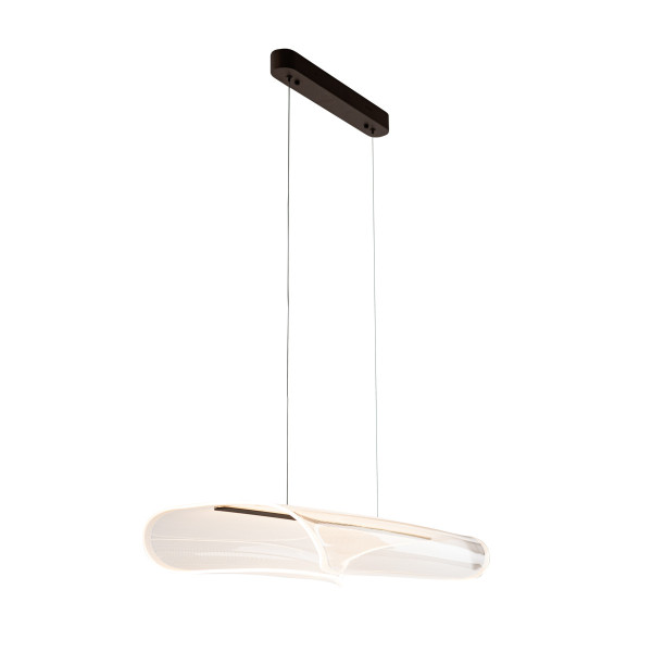 Lampa wisząca CASEL przezroczysto-kawowy LED 1x32W 3000K 1600lm Italux