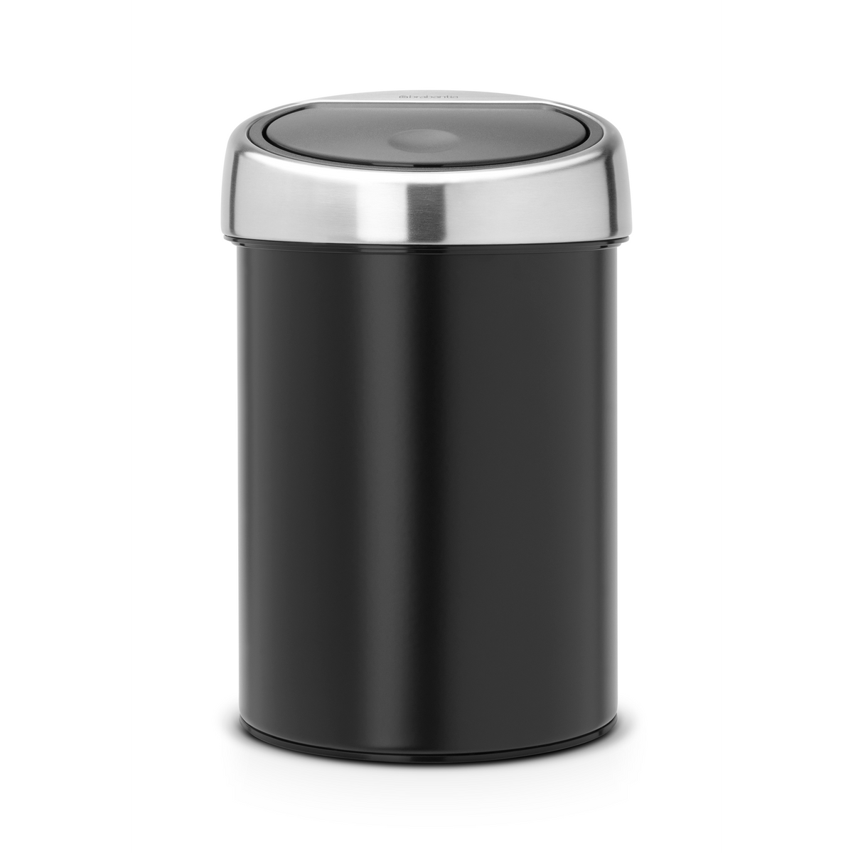 Brabantia Touch Bin afvalemmer, 3 liter, kunststof binnenemmer - Matt Black