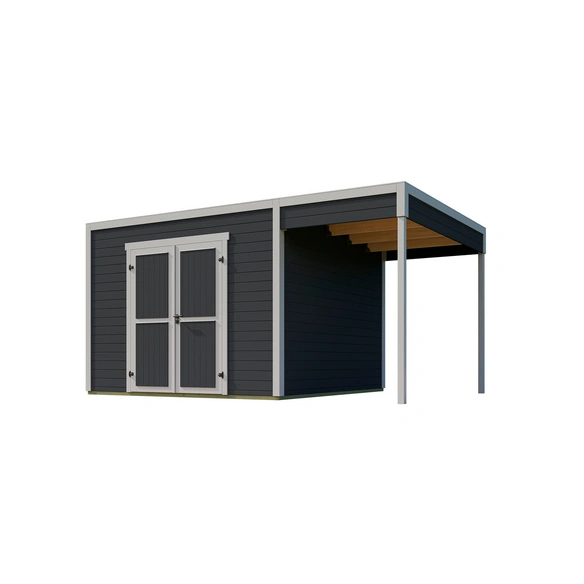 Gartenhaus, »Batu«, LxB: 450x600 cm, carbongrau