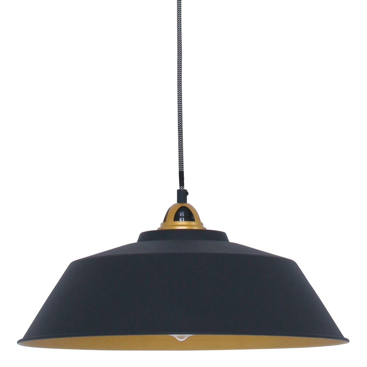 Mexlite hanglamp nove - 1 lichts - 42x 125 cm - zwart