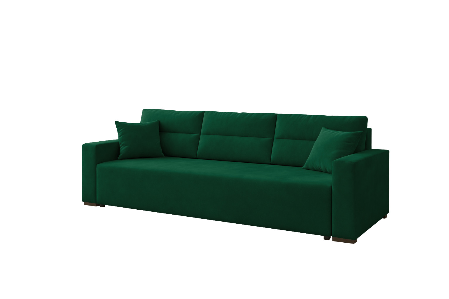 Sofa Rozkładana Z Funkcją Spania Kanapa Luno Od Producenta | Zielony