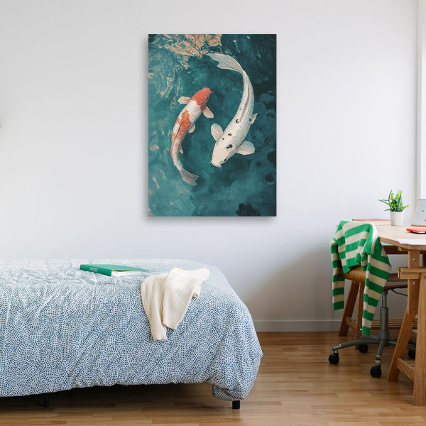 Feeby Obraz na płótnie, Ryby Koi Japońskie 40x60
