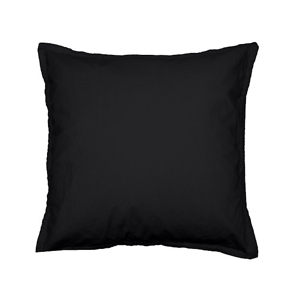 Lot de 2 taies d'oreiller en flanelle de coton Anthracite 65x65 cm KLAPPEN