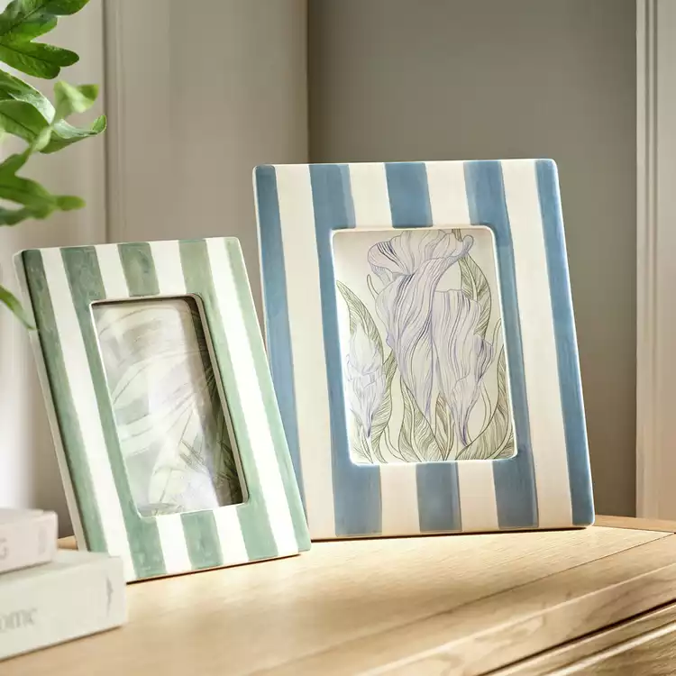 Habitat Green Ceramic Picture Frame - 4x6"