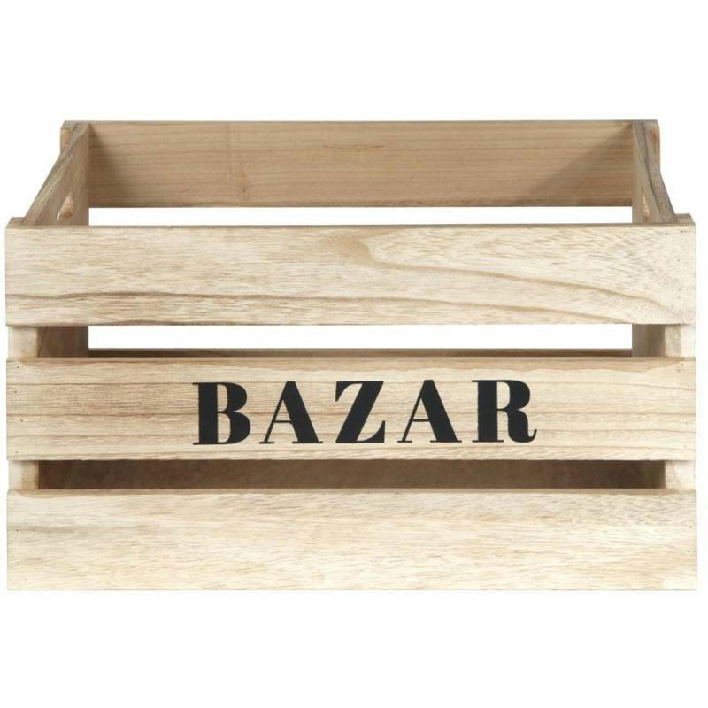 - Cagettes en bois bazar (lot de 3)