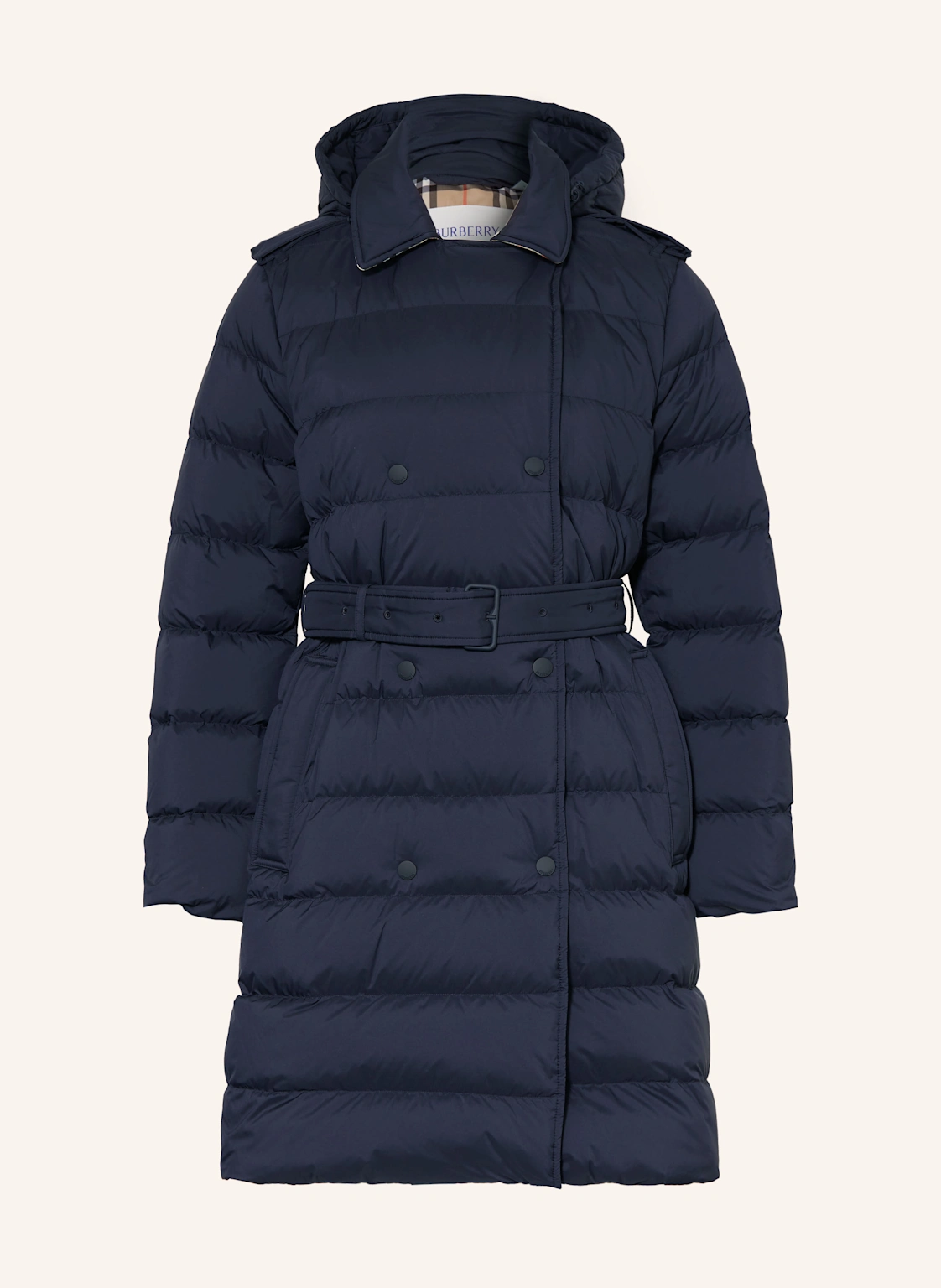 BURBERRY Daunenmantel mit abnehmbarer Kapuze