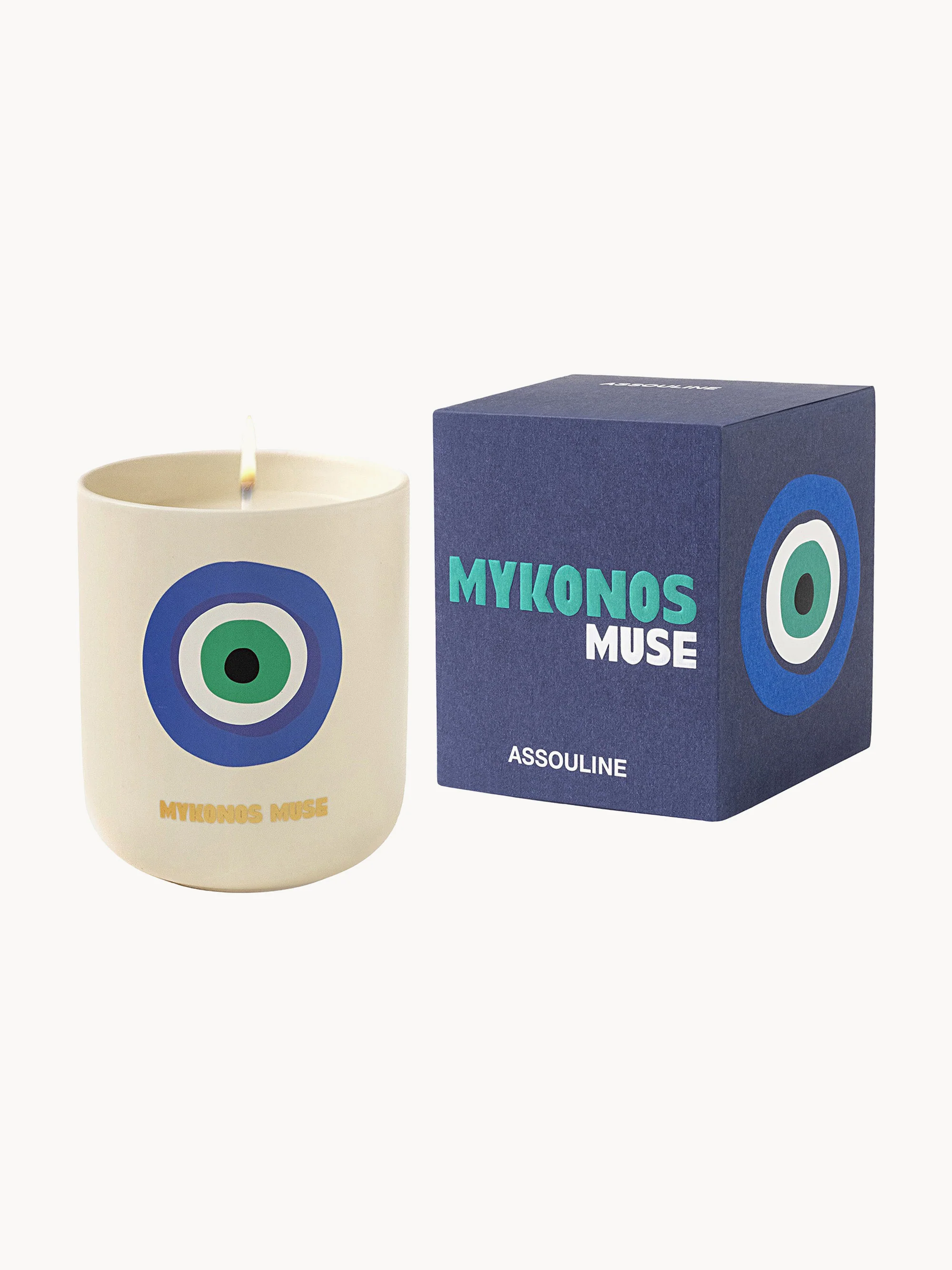 Duftkerze Mykonos Muse (Grüne Feige & warme Tonkabohne)