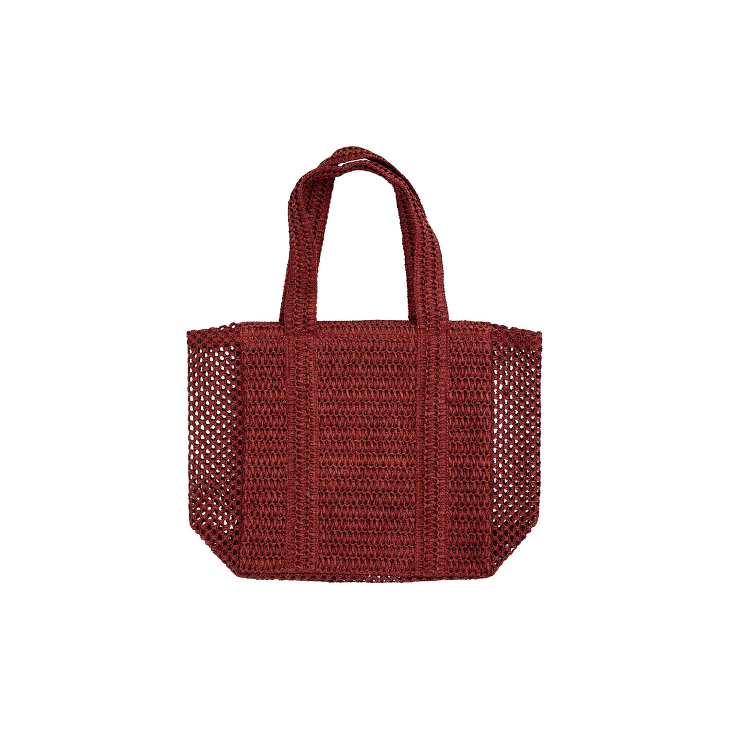 RAFFIA&nbsp;Tote&nbsp;Bag, bordeaux
