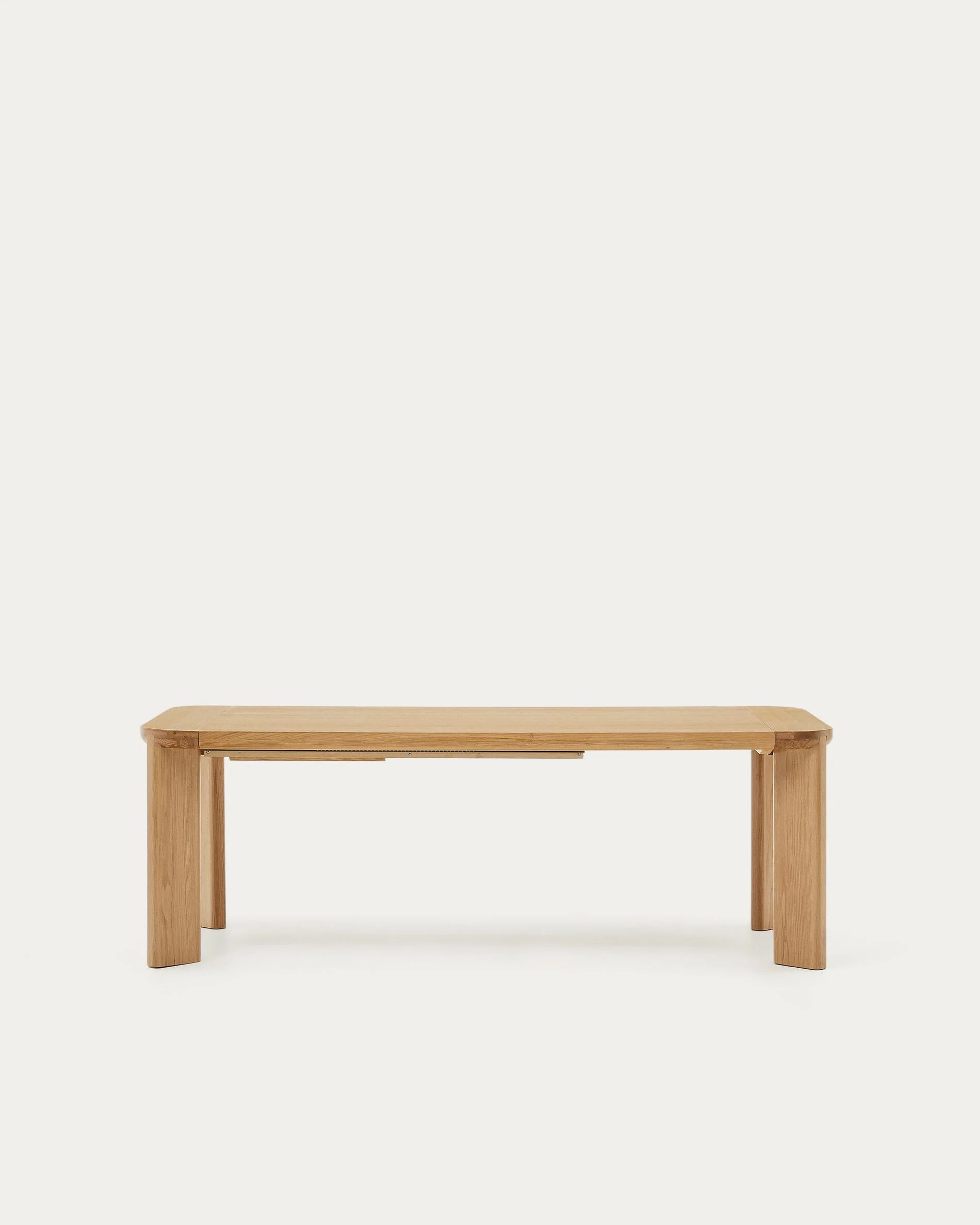 Jondal extendable table made of solid wood and oak veneer, 200 (286) cm x 100 cm FSC 100%