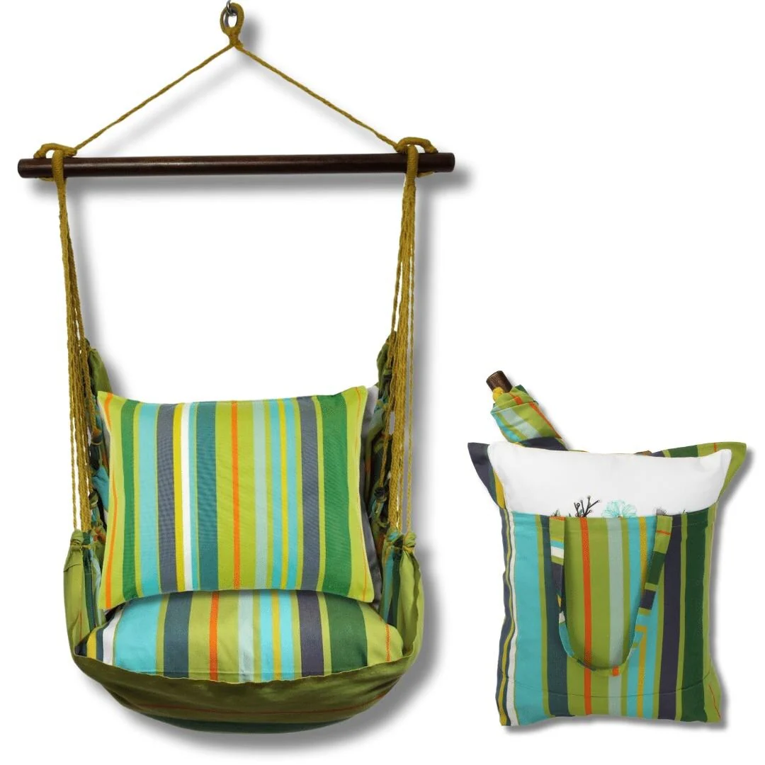 Magnolia Casual Swing Set 4 piece - Citrus Stripe w/ Citrus Stripe