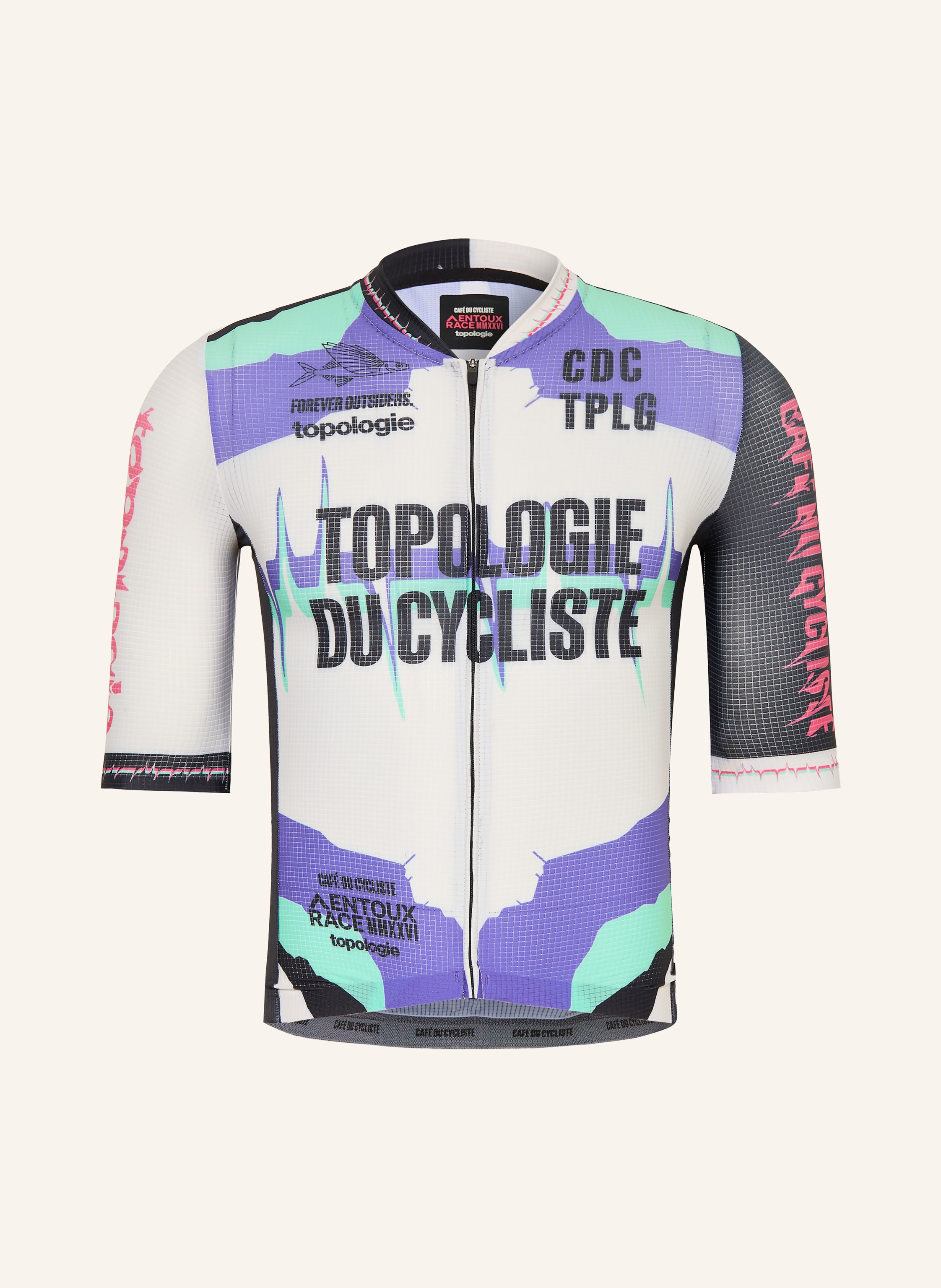 CAFÉ DU CYCLISTE Radtrikot BERGIDA TOPOLOGIE