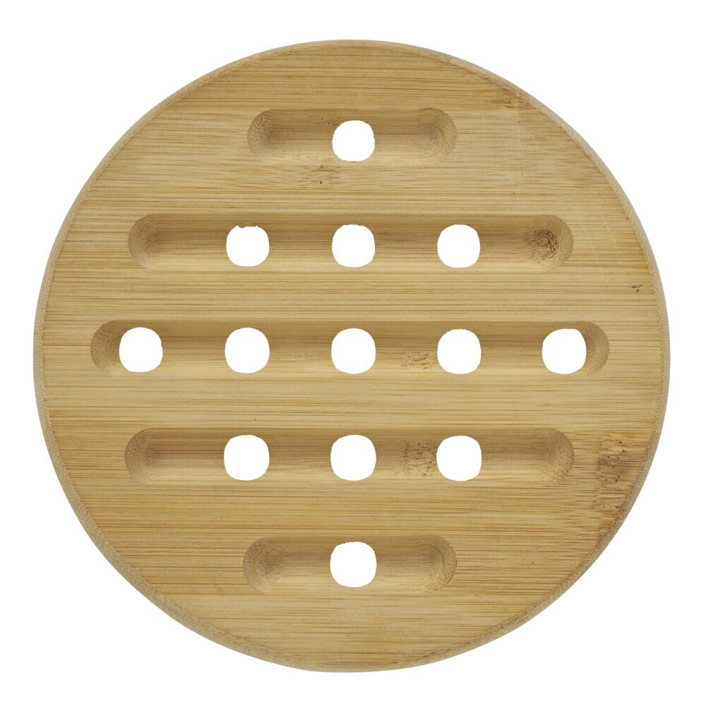 Dessous de plat en bambou ajouré Ø20cm