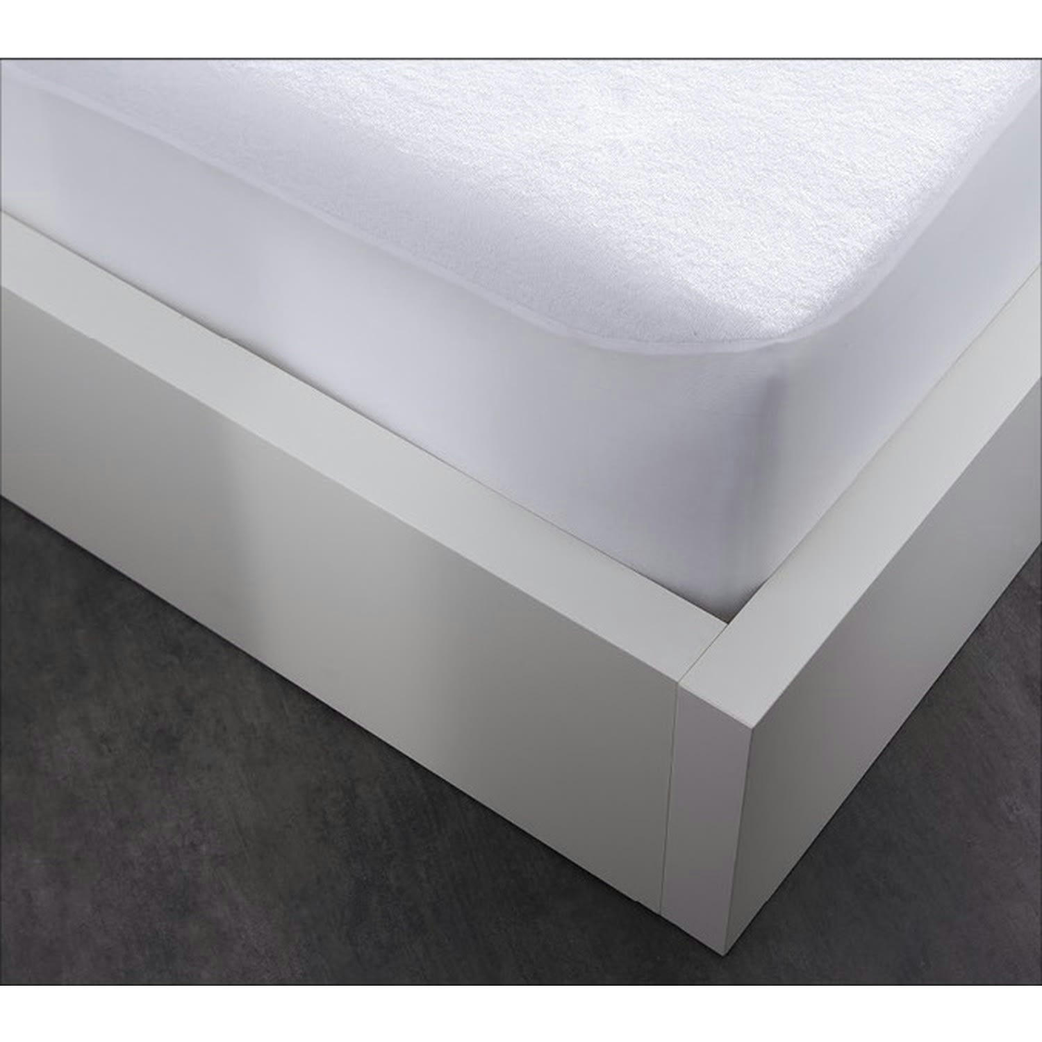 A BOUILLIR - Drap Housse Oeko-Tex® coton Blanc
